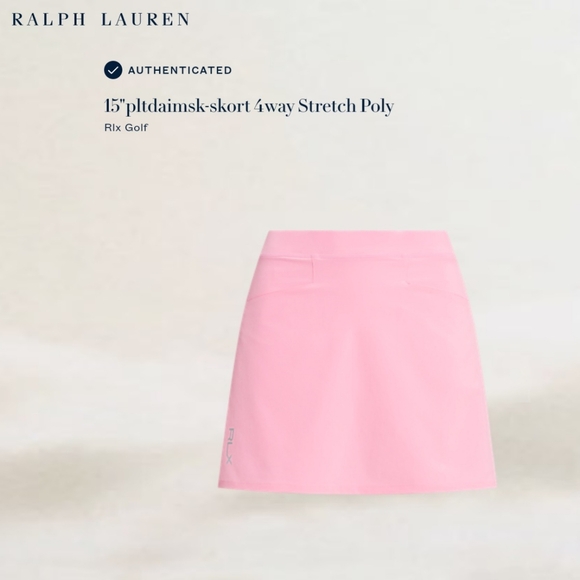 RLX Ralph Lauren Pants - RLX RALPH LAUREN - Pink Pleaded Skort